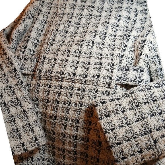 WHITE HOUSE BLACK MARKET TWEED Wool Blend Peacoat XXS - Picture 8 of 10